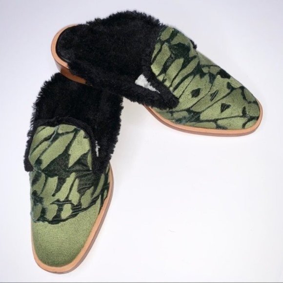 free people Butterfly Effect Faux Fur Mule - Picture 2 of 6